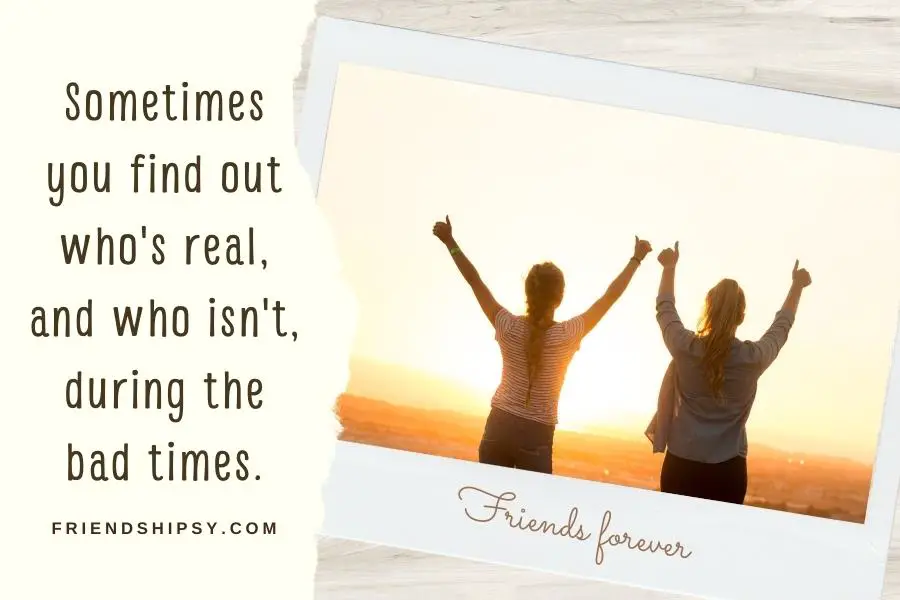 Hard Times Will Always Reveal True Friends Quotes