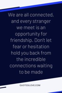 Strangers Are Just Friends Waiting to Happen ()