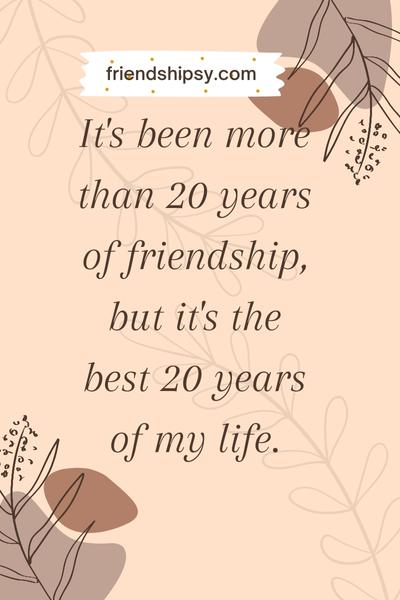 More Than Years of Friendship Quotes ()