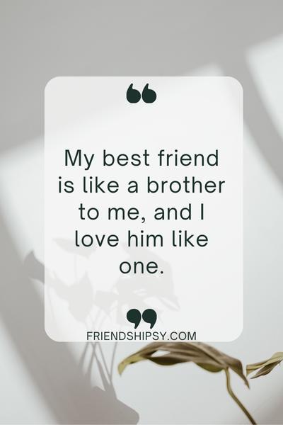 My Best Friend Is Like a Brother to Me Quotes ()