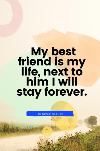 My Best Friend Is My Life Quotes ()