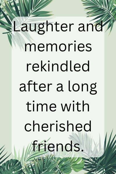 After a Long Time With Friends Quotes