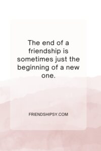 Friendships Come to an End Quotes ()