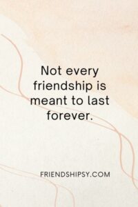 Friendships Come to an End Quotes