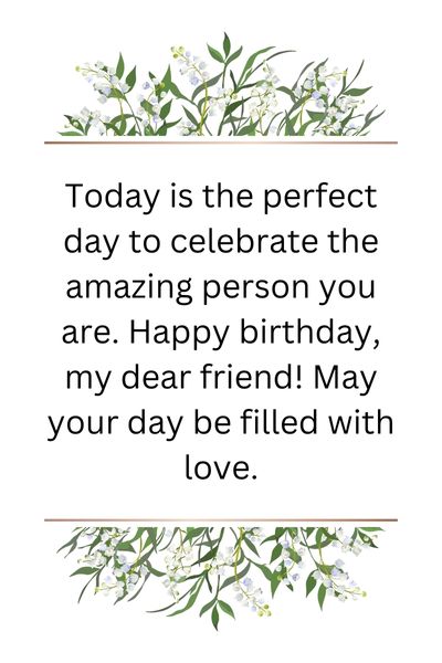 Happy Birthday Quotes for Guy Friend ()