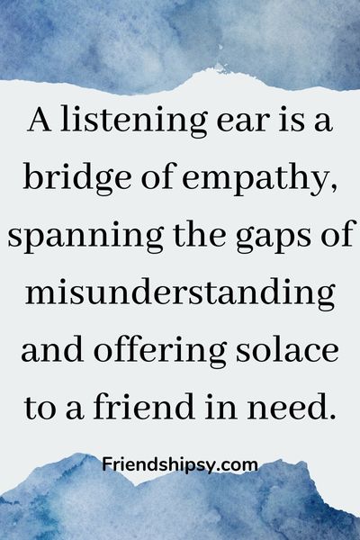 Lending an Ear How to Listen to a Friend in Need () Lending an Ear How to Listen to a Friend in Need ()
