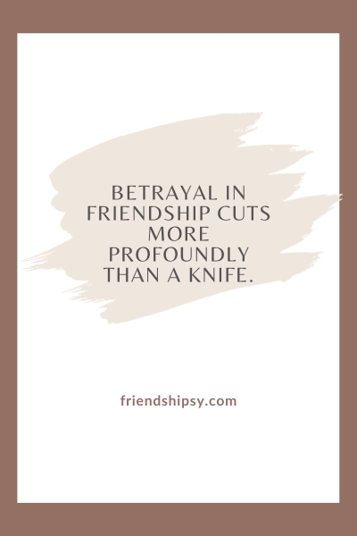 Lost Trust in Friendship Quotes