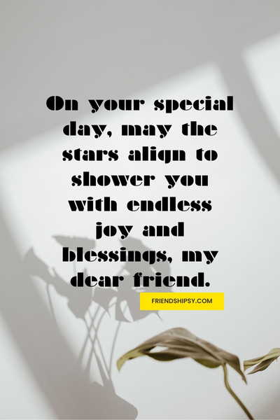Birthday Blessing Quotes for Friend