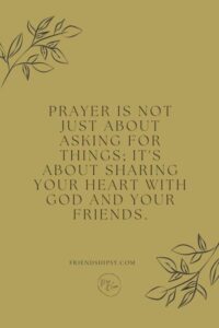 Friends Praying Together Quotes ()