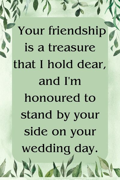Friendship Quotes for Bridal Party ()