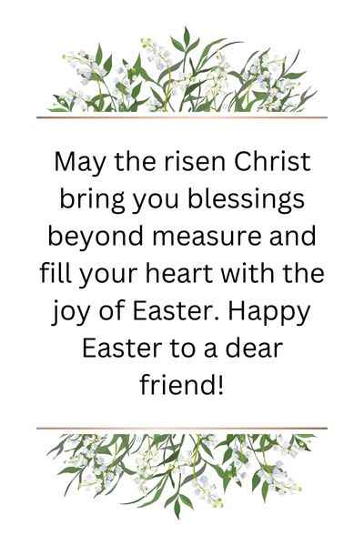 Happy Easter Quotes for Friends ()