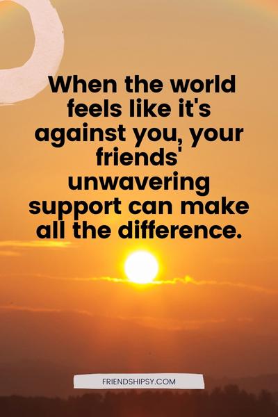 In Hard Times You Know Who Your Friends Are Quotes - Friendshipsy