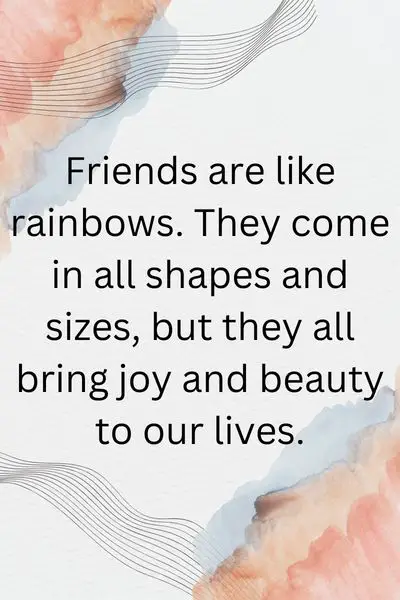 Rainbow Quotes for Friendship ()