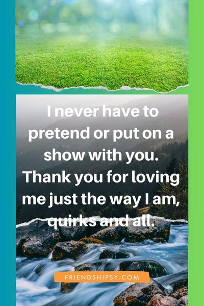 Thank You for Being My Best Friend and Lover Quotes ()