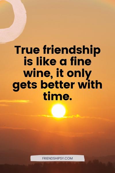 Time Means Nothing in Friendship Quotes ()