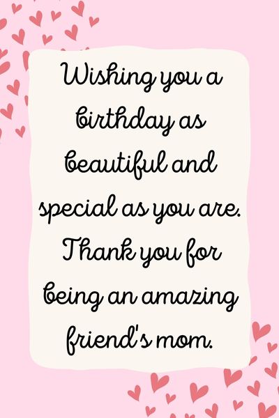 Birthday Quotes for Friend's Mom - Friendshipsy