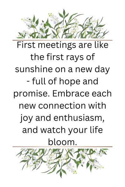 First Meeting Quotes for Friends ()
