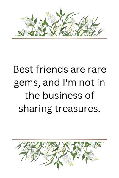 I Don't Share My Best Friend Quotes ()