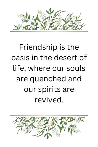 A Sweet Friendship Refreshes the Soul Quotes ()