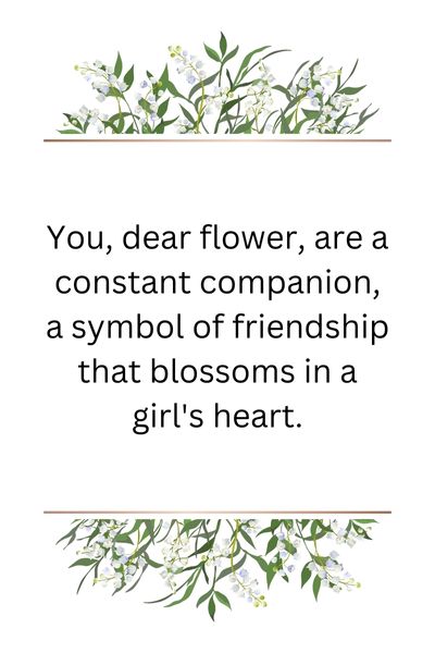 Flowers Are a Girl's Best Friend Quotes ()
