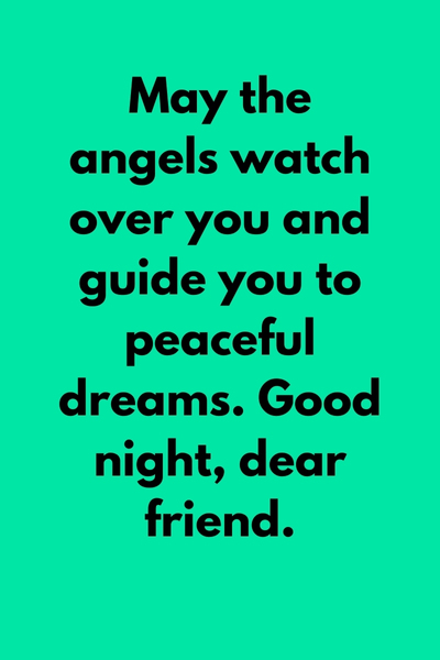 Good Night Prayer Quotes for Family and Friends