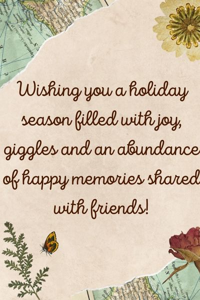 Holiday Wishes Quotes for Friends ()
