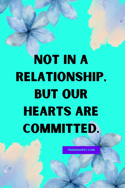 Not in a Relationship but More Than Friends Quotes ()