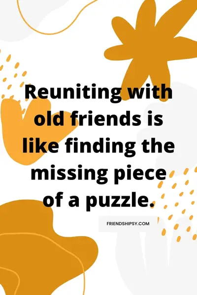 Seeing Old Friends Again Quotes ()