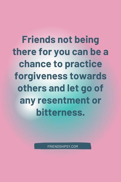 When my friends weren't there for me () When my friends weren't there for me ()