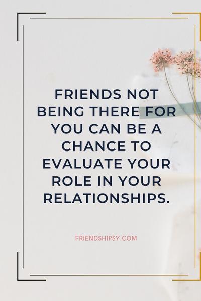 When my friends weren't there for me () When my friends weren't there for me ()
