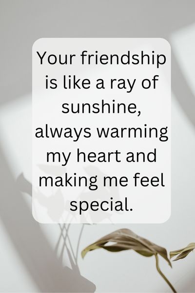 Make Your Friends Feel Special Quotes ()
