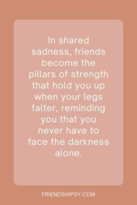 Sharing Sadness With Friends Quotes ()