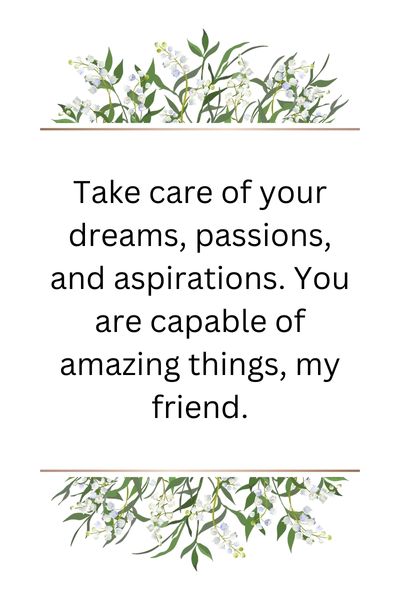 Take Care Quotes for Friend ()