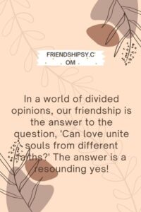 Different Religion Friendship Quotes