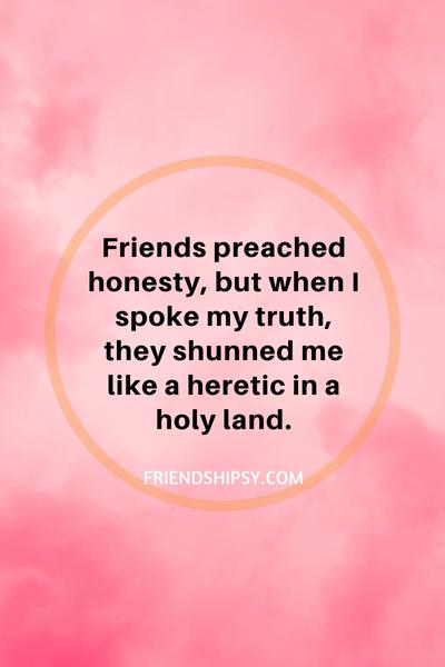 Double Standard Friendship Quotes ()