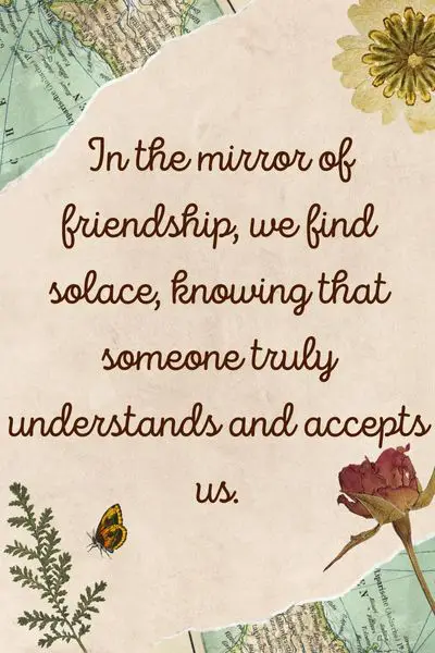Friendship Is Like a Mirror Quotes ()