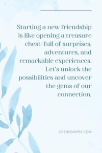 Let's Start a New Friendship Quotes ()