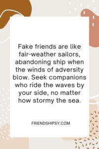 Life Lesson Quotes About Fake Friends ()