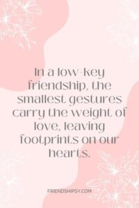 Low Key Friendship Quotes Low Key Friendship Quotes